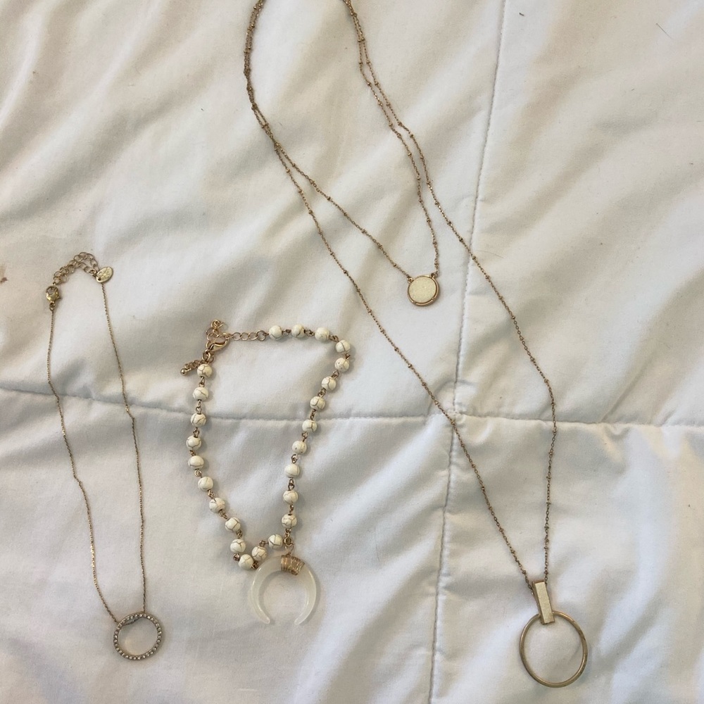 Gold necklace bundle
